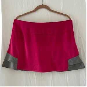 Tail Activewear Pink and Gray Athletic Skort Size Large